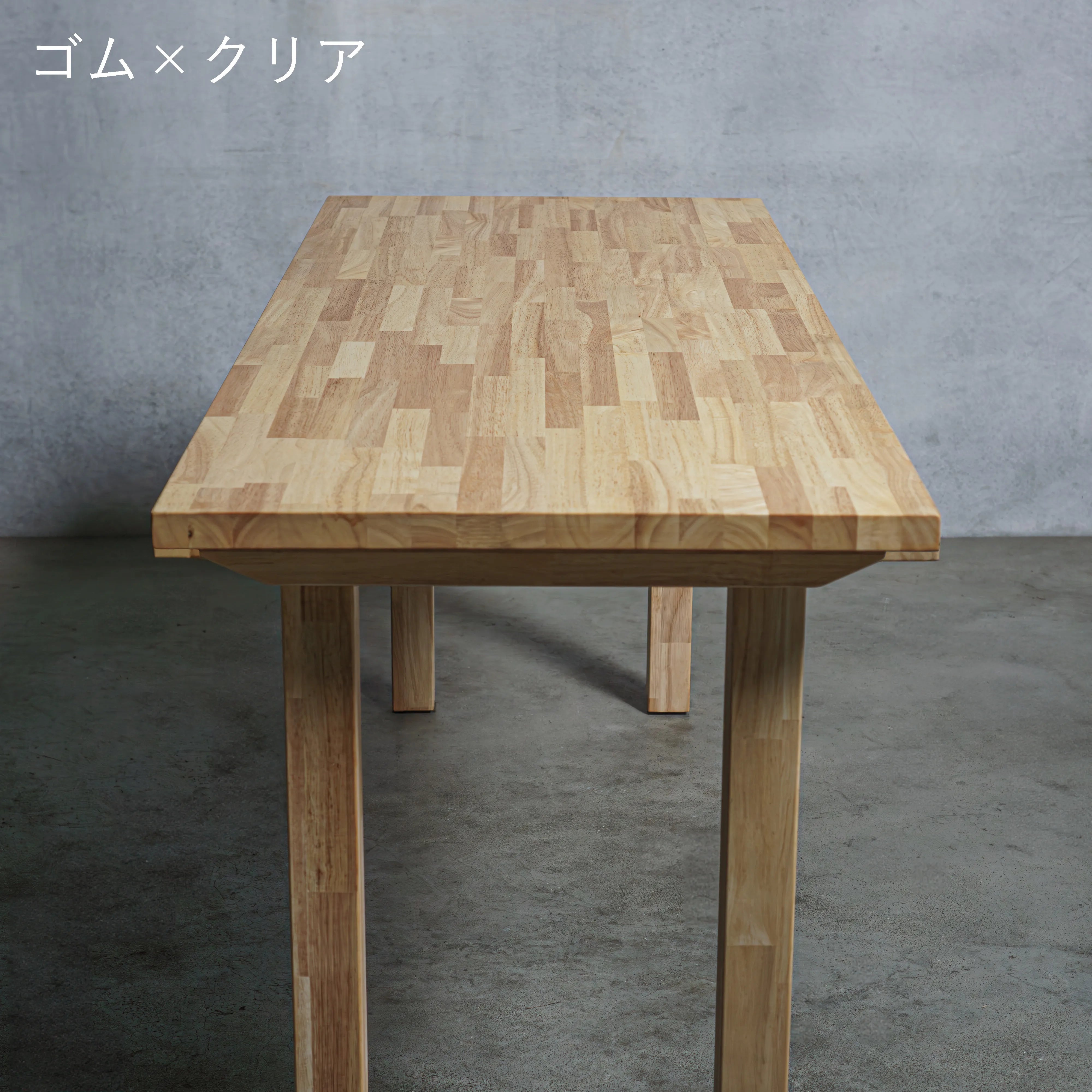 木製 オーダー テーブル / デスク  ゴム材 鳥居型