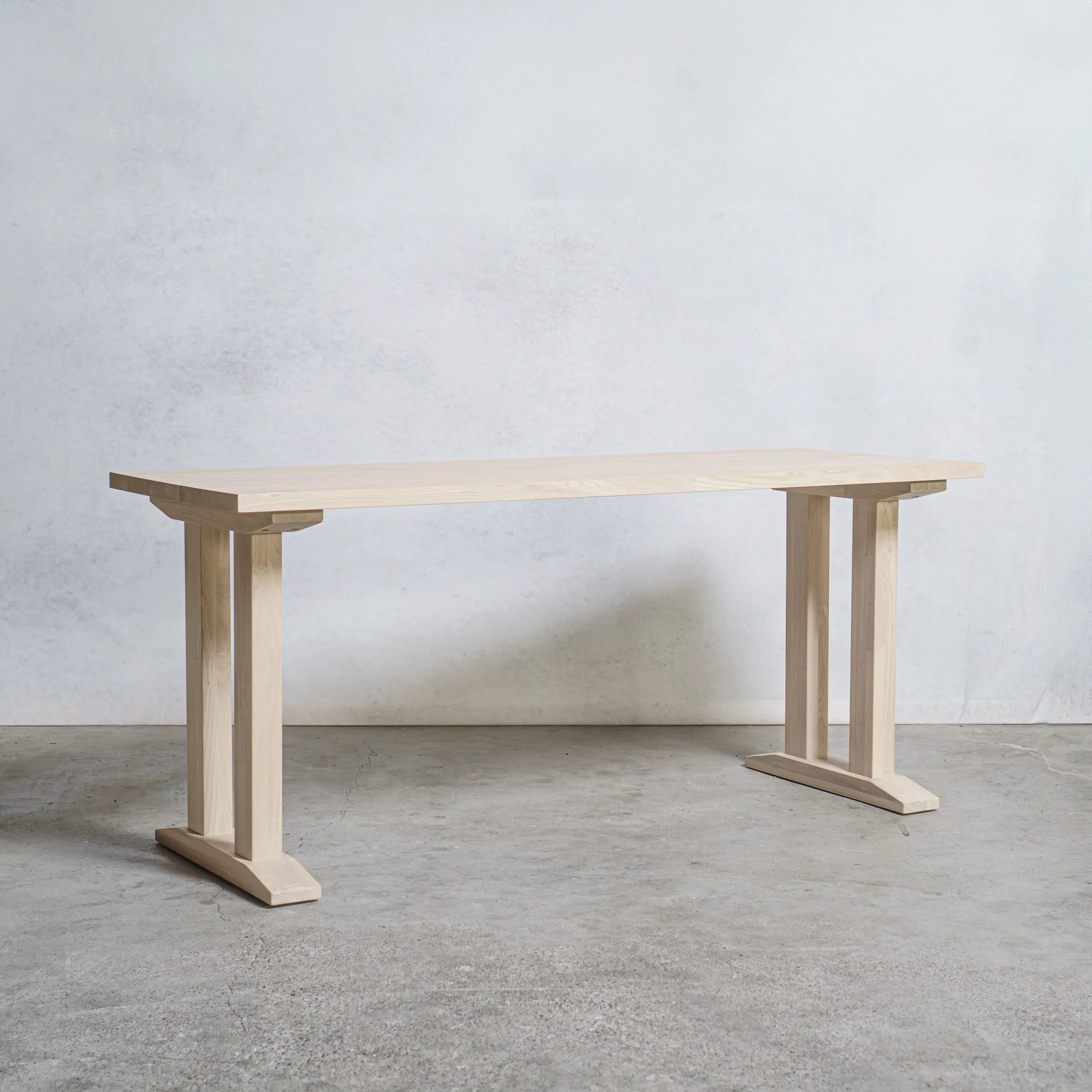 木製テーブル② 木製 テーブル / デスク タモ材 II型 オーダーメイド【清水材木店】