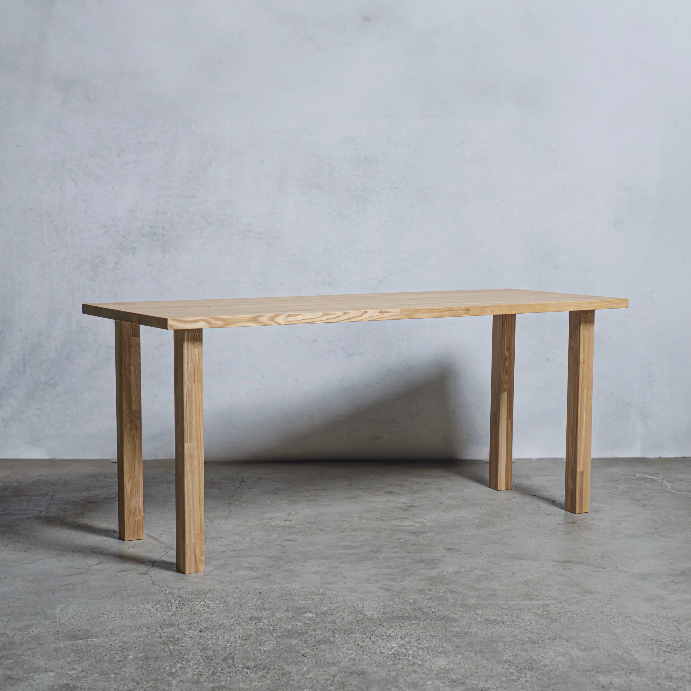 木製 テーブル / デスク タモ材 I型 オーダーメイド 【清水材木店】