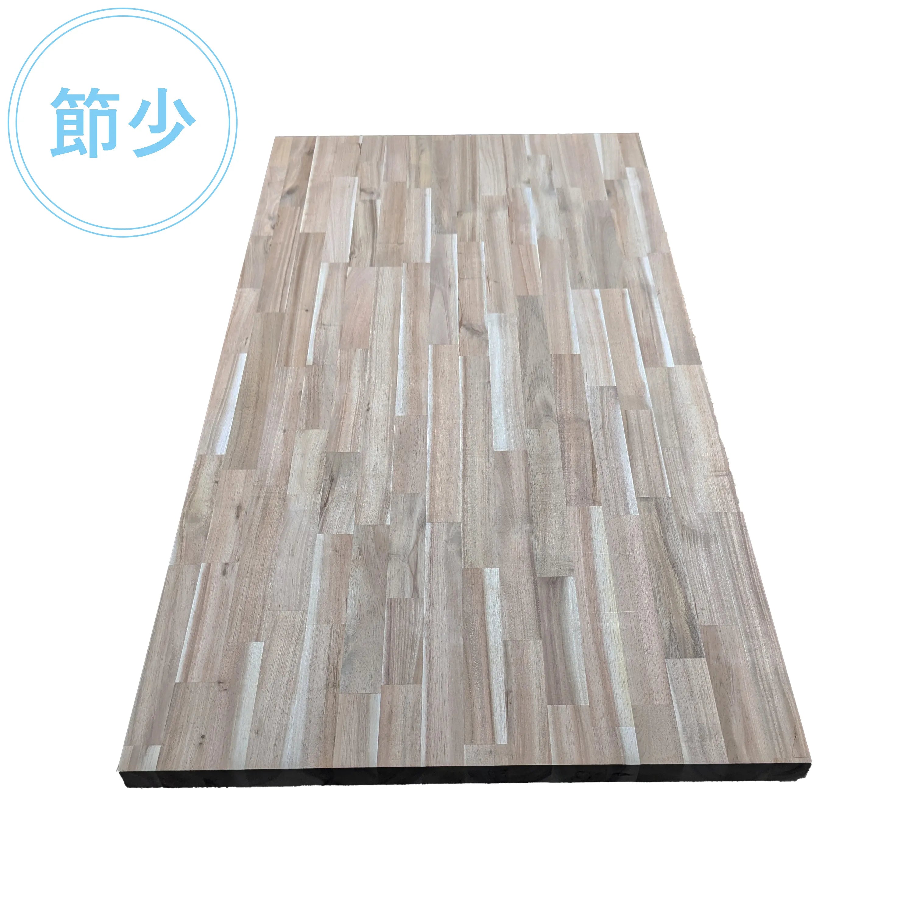 テーブル / デスク アカシア材 節有 × アイアン脚 口型