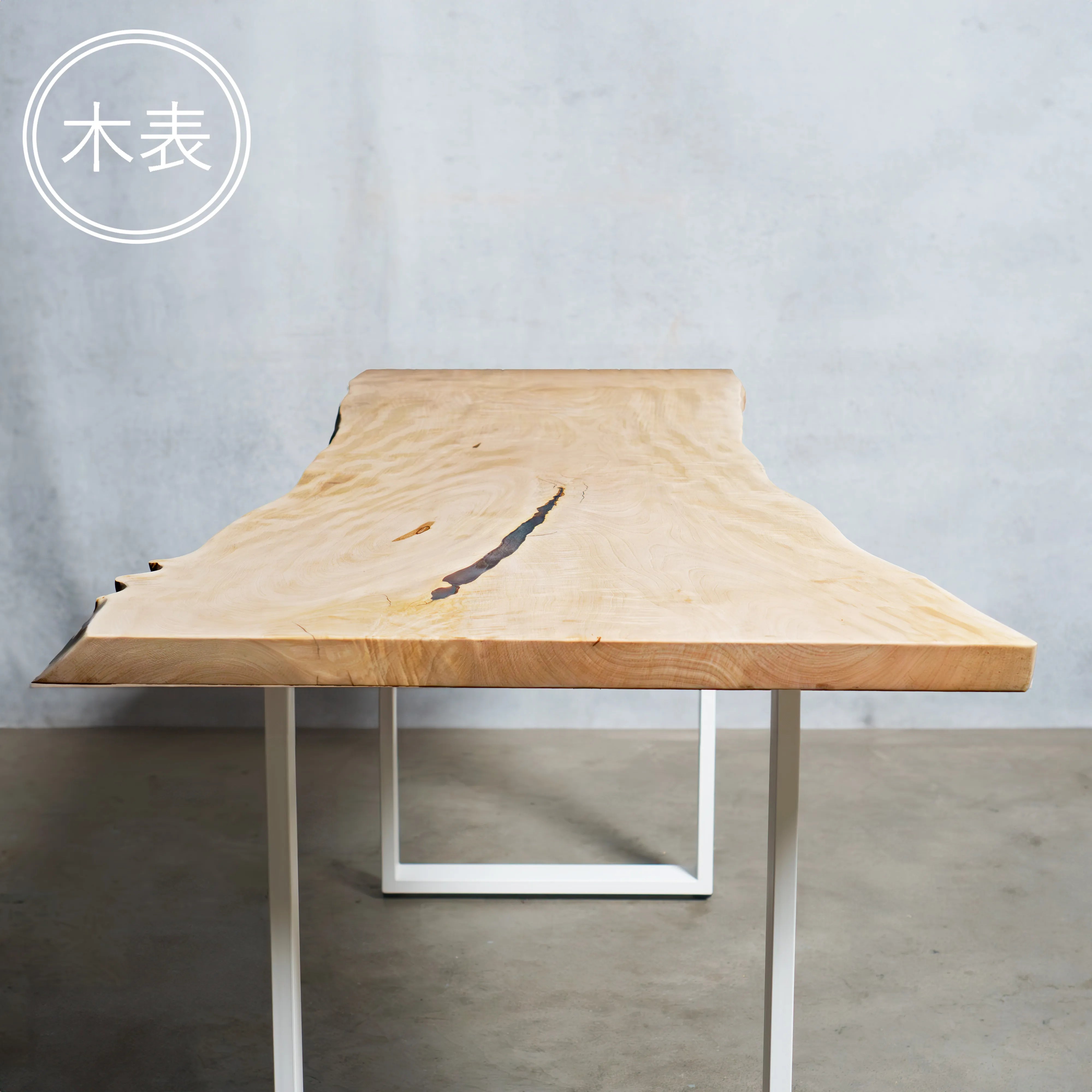 一枚板 トチ 40×465~740×1495mm