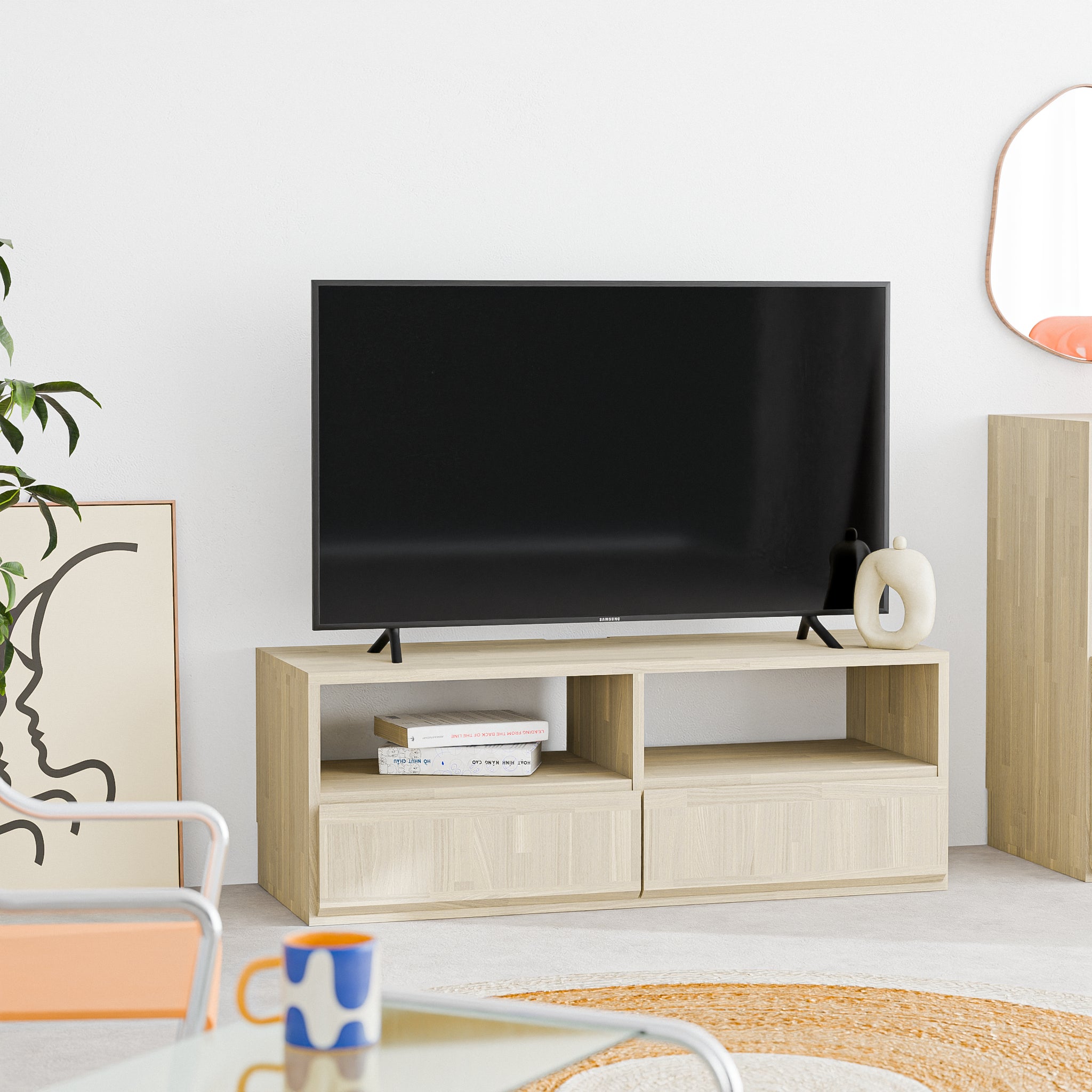 TAANAA W106cm×H39cm｜天然木オーダー収納