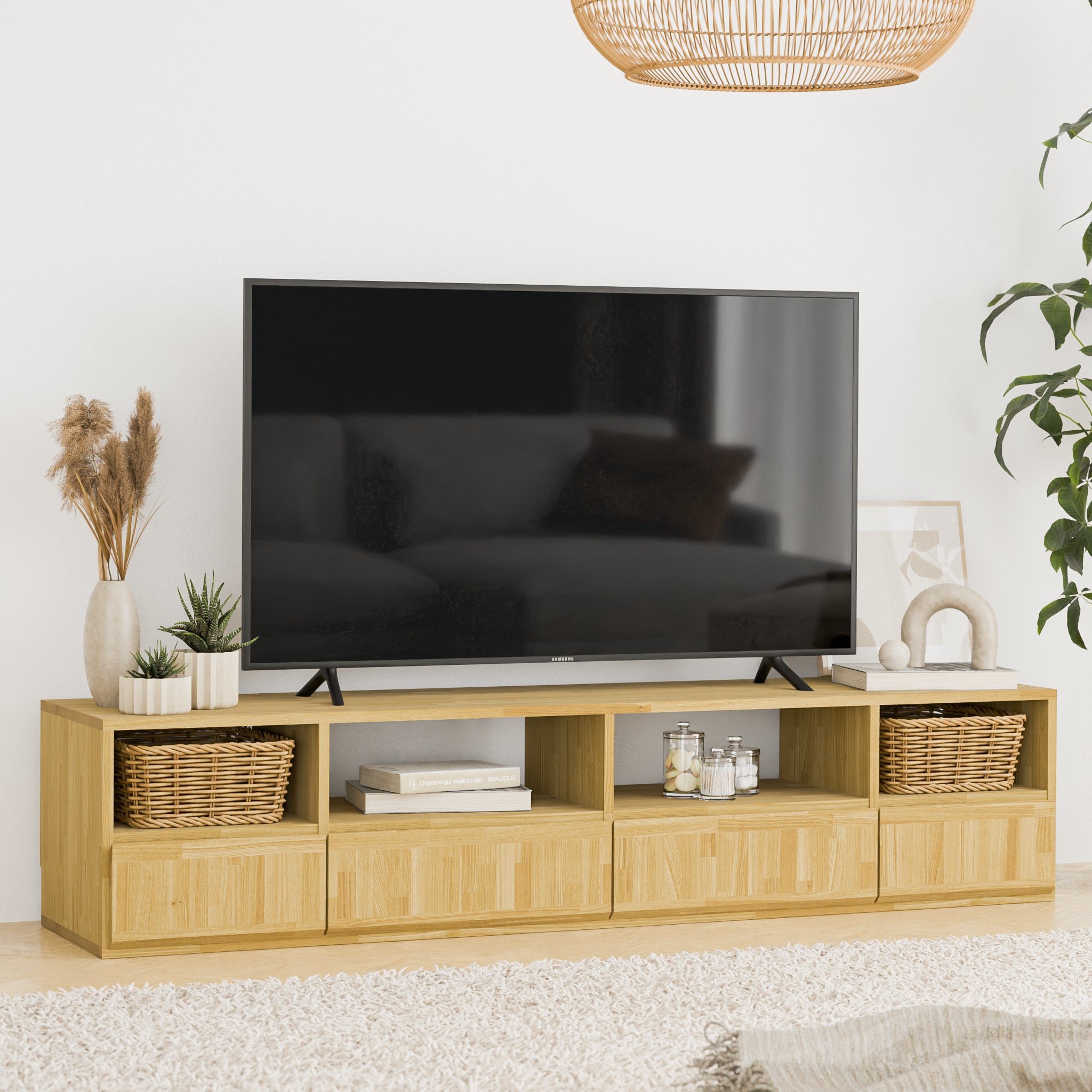 TAANAA W179cm×H39cm｜天然木オーダー収納