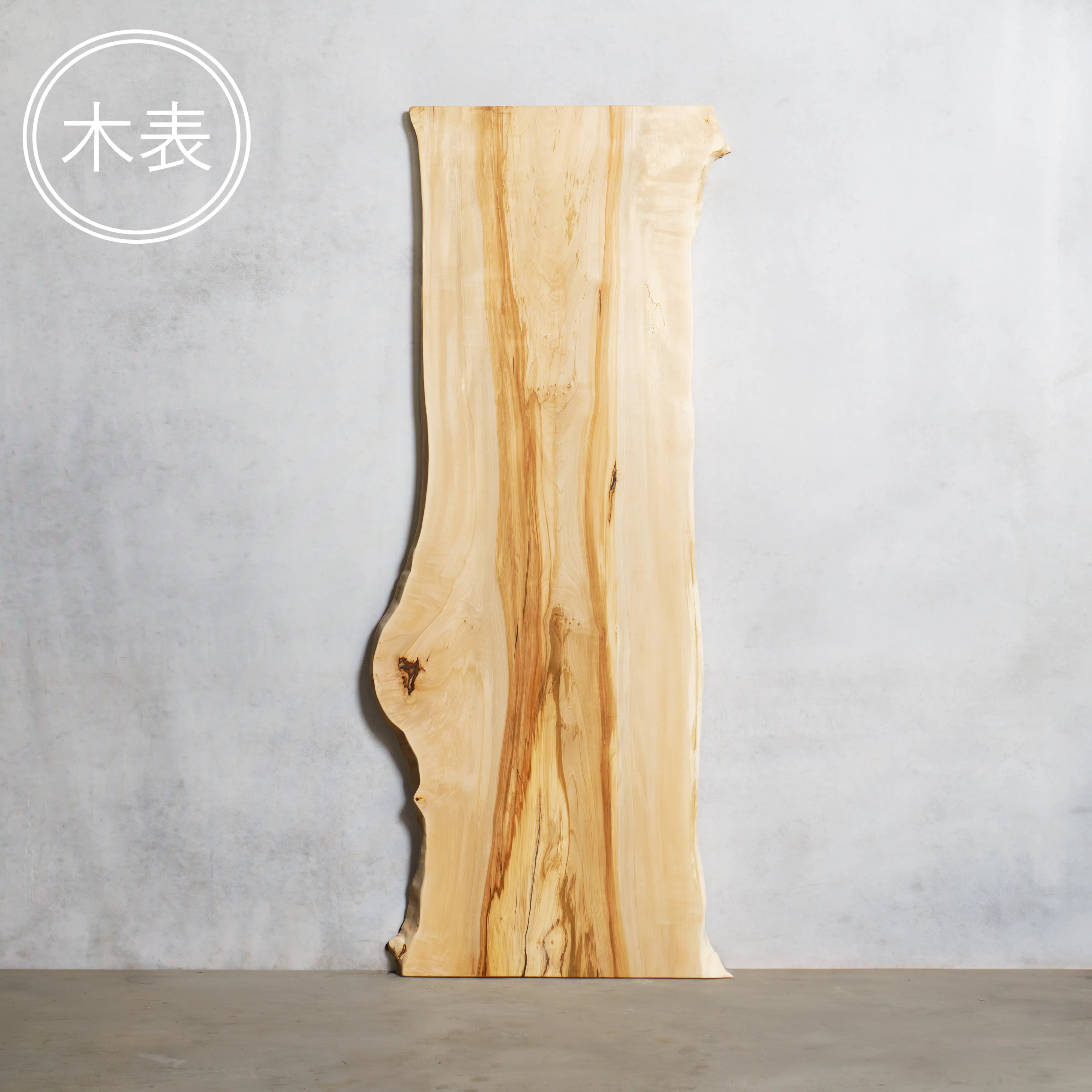 一枚板 トチ 40×580~720×1865mm