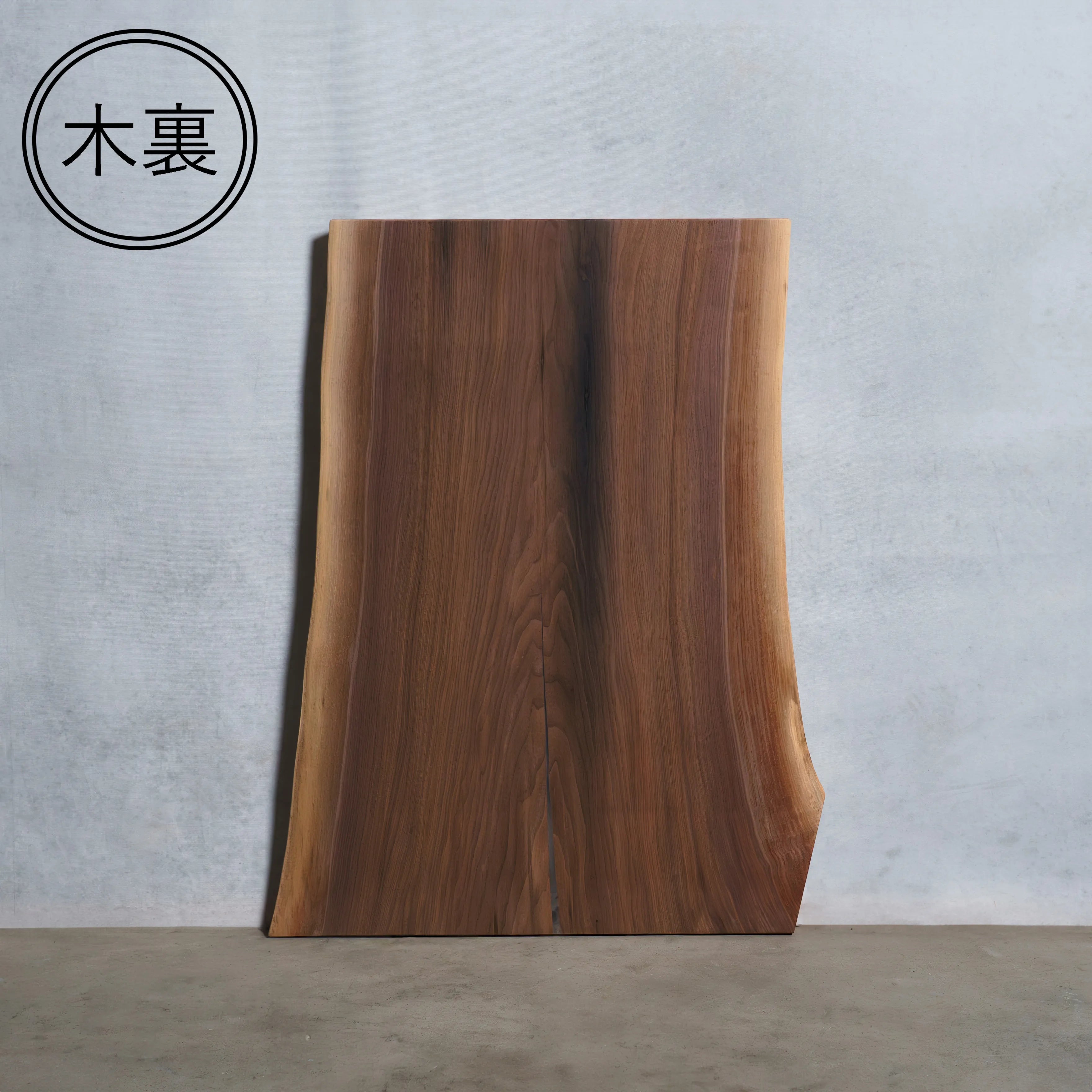 一枚板 ウォールナット 40×605~720×965mm #wn0003