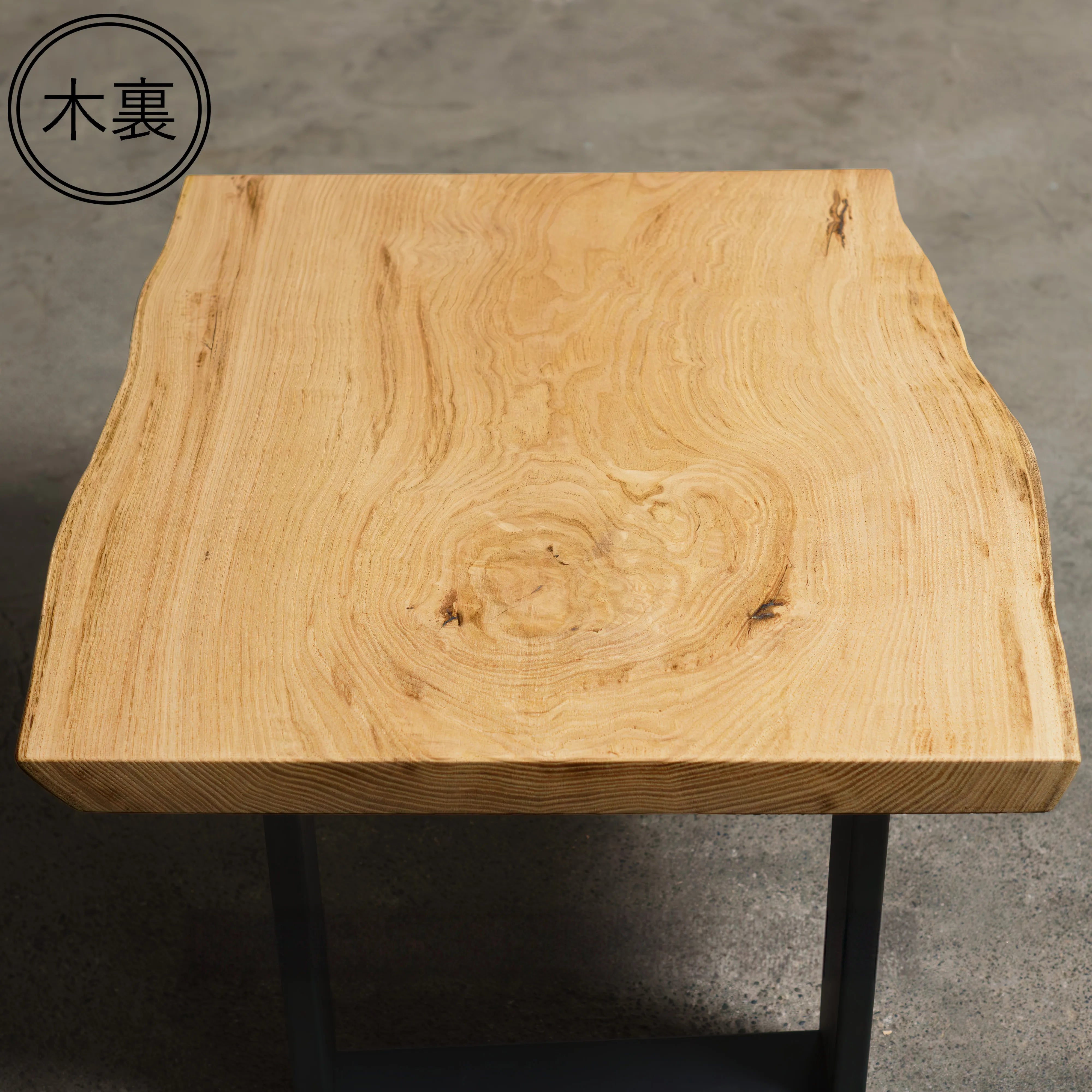 一枚板 クリ 37×485~550×605mm
