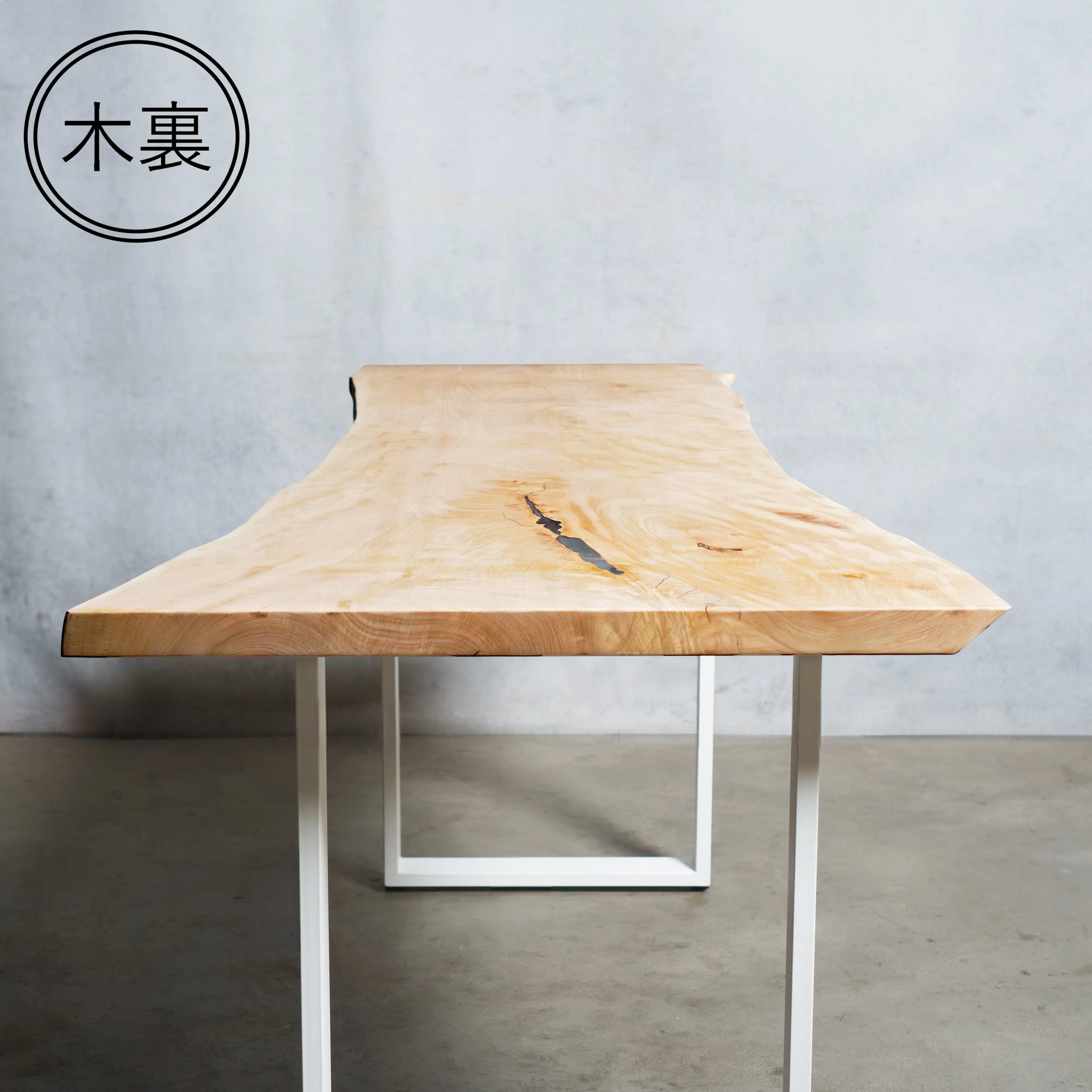 一枚板 トチ 40×465~740×1495mm