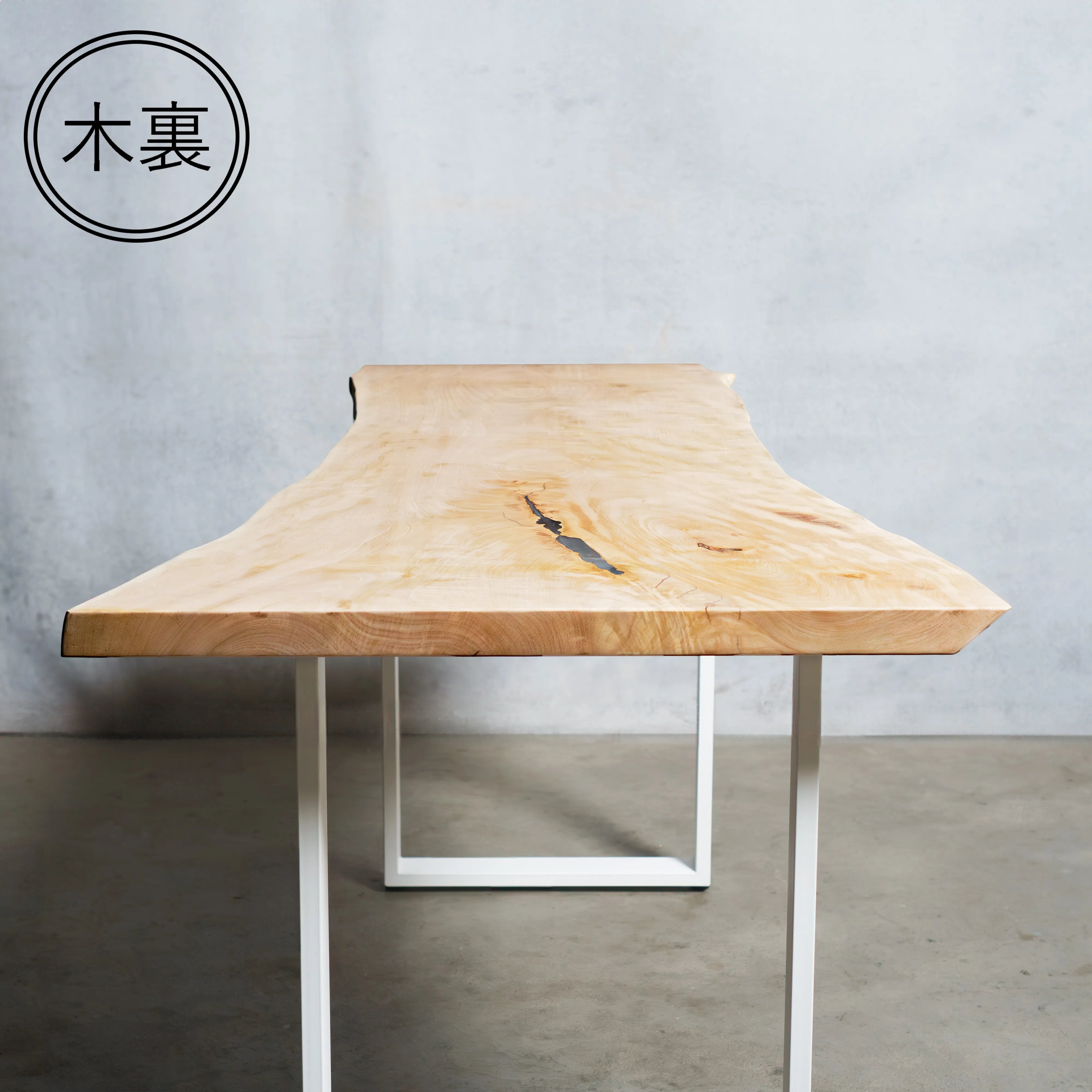 一枚板 トチ 40×465~740×1495mm