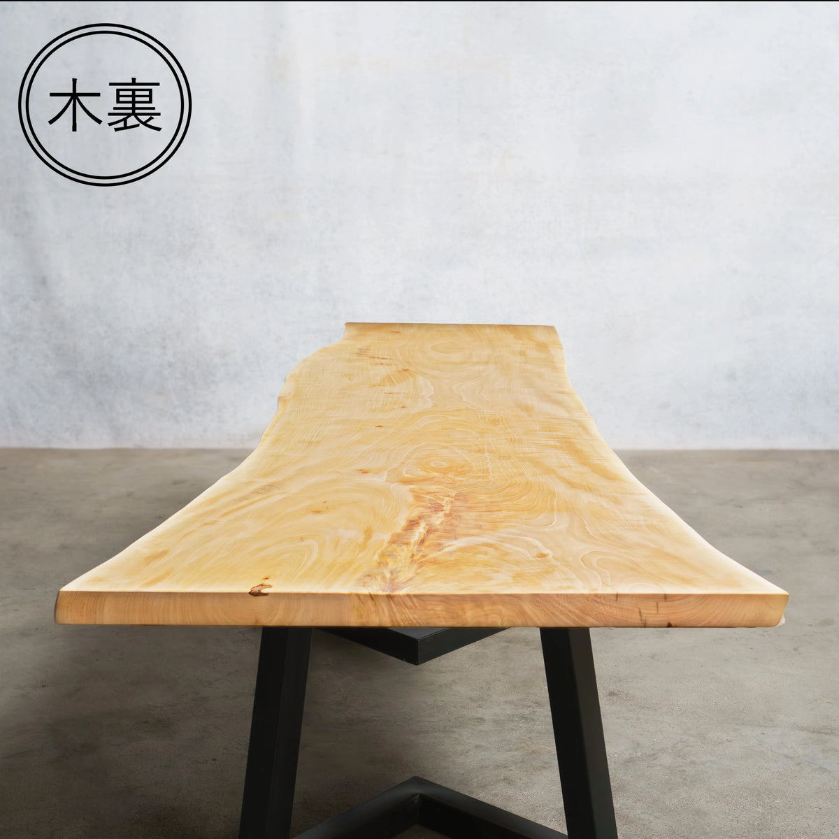 一枚板 トチ / 41×395~815×1490mm