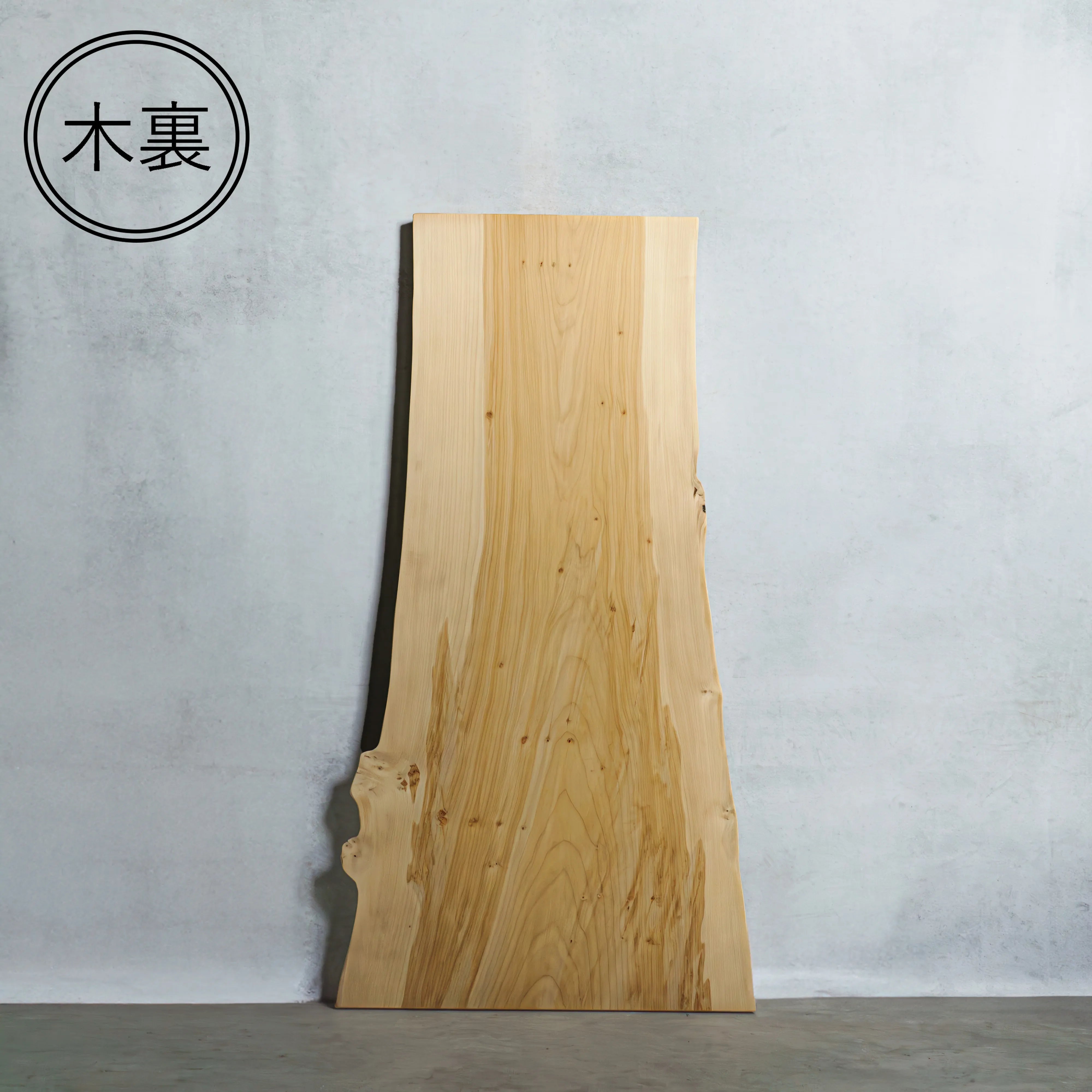 一枚板 イチョウ 59×600~895×1690mm